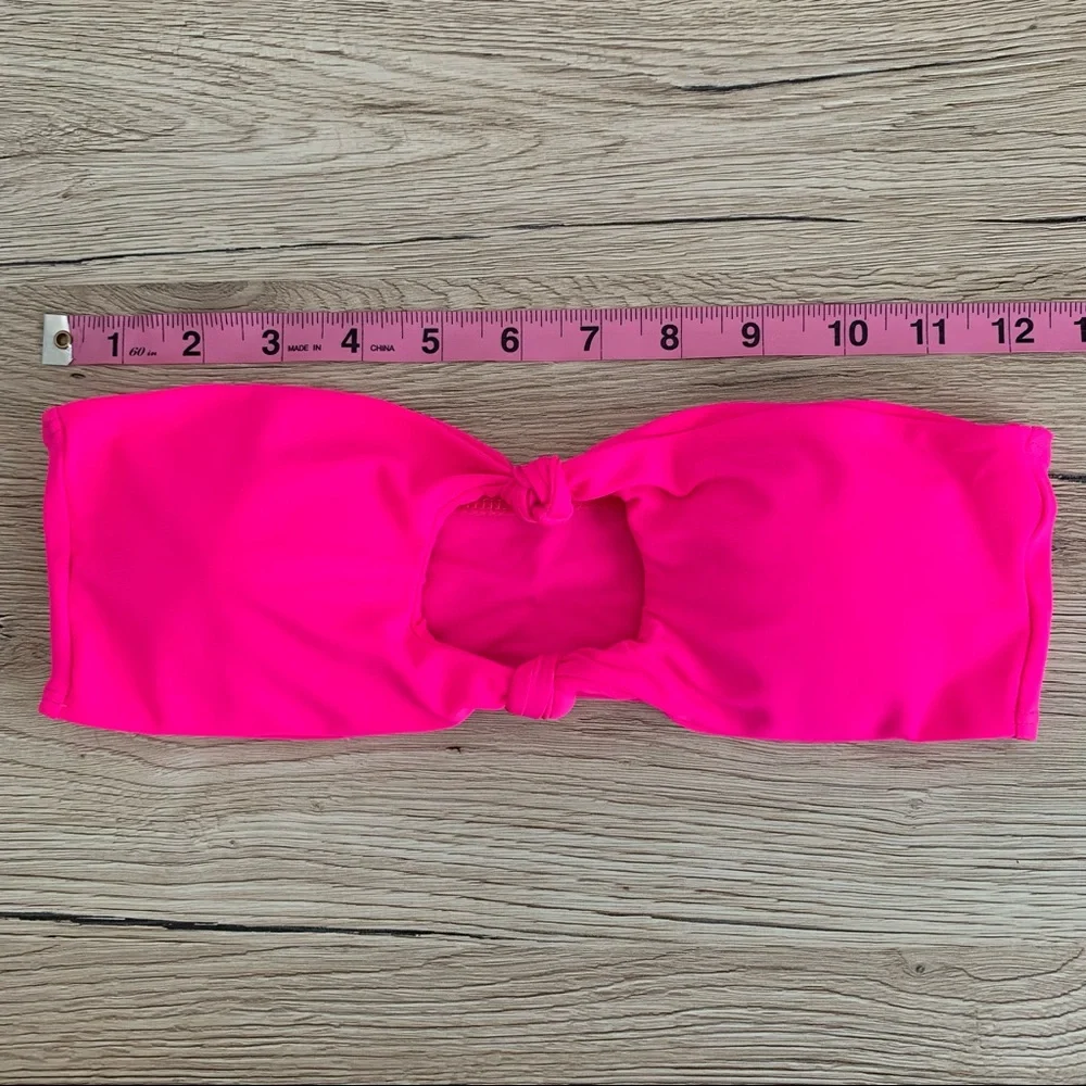 2/$30 bandeau style knot detail bikini top